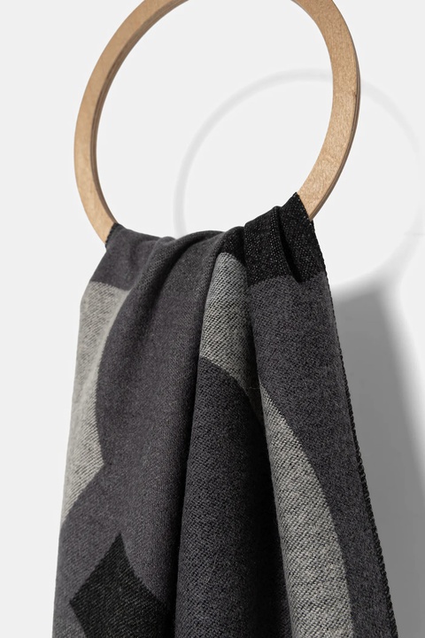 Twinset szalik damski kolor szary wzorzysty 252TA4170 - zdjęcie produktu nr 2