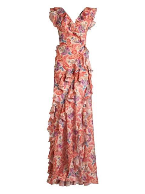 ETRO printed dress - Orange - zdjęcie produktu nr 1