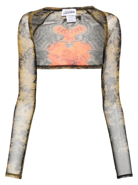 Jean Paul Gaultier printed sleeves - Black - zdjęcie produktu nr 1