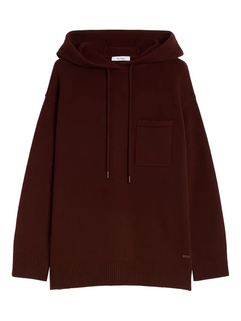 Max Mara chest-pocket hoodie - Red - zdjęcie produktu nr 2
