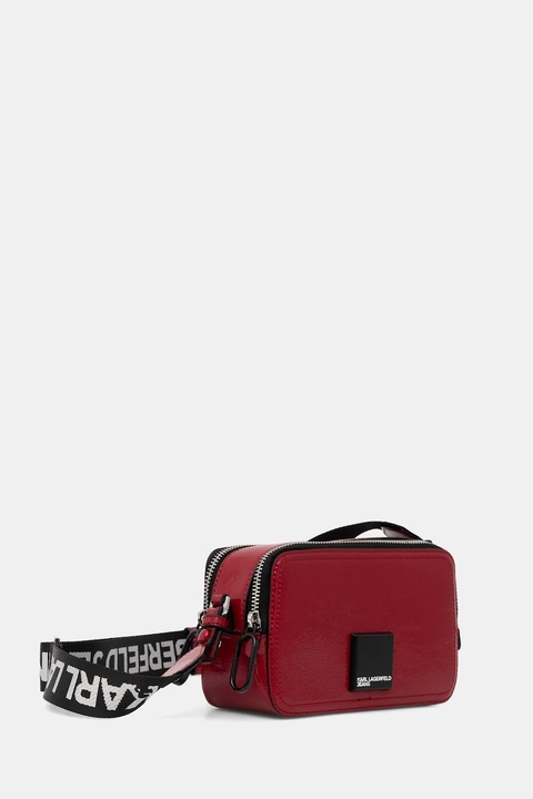 Karl Lagerfeld Jeans saszetka kolor czerwony B1W30137 - zdjęcie produktu nr 1