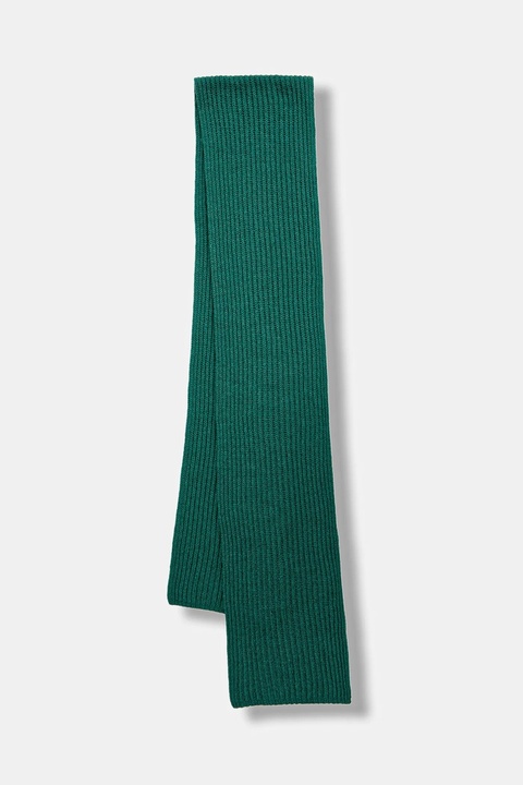 United Colors of Benetton szalik kolor zielony gładki 1302U0723 - zdjęcie produktu nr 1