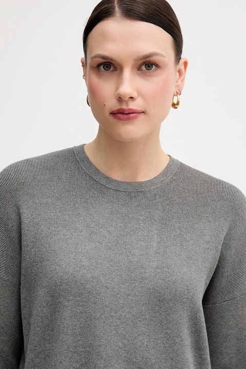 United Colors of Benetton sweter damski kolor szary 17Q3D10F9 - zdjęcie produktu nr 2