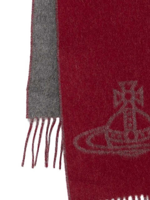 Vivienne Westwood patterned scarf - Red - zdjęcie produktu nr 2