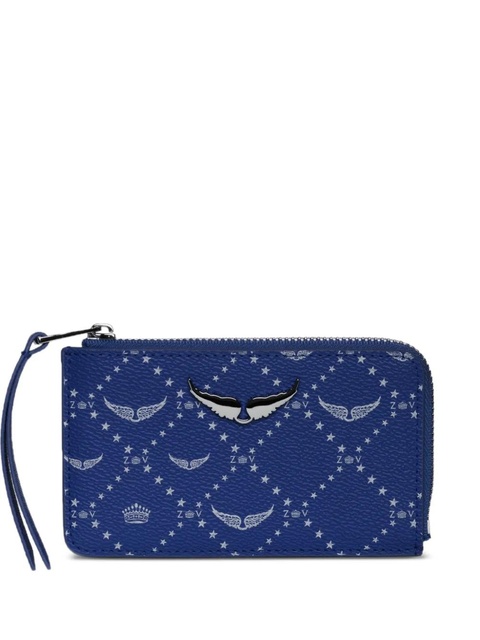 Zadig&Voltaire diamond-print wallet - Blue - zdjęcie produktu nr 1