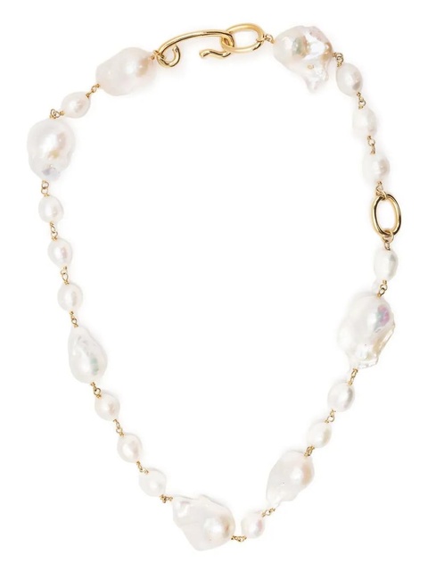 Jil Sander pearl-embellished necklace - White - zdjęcie produktu nr 1