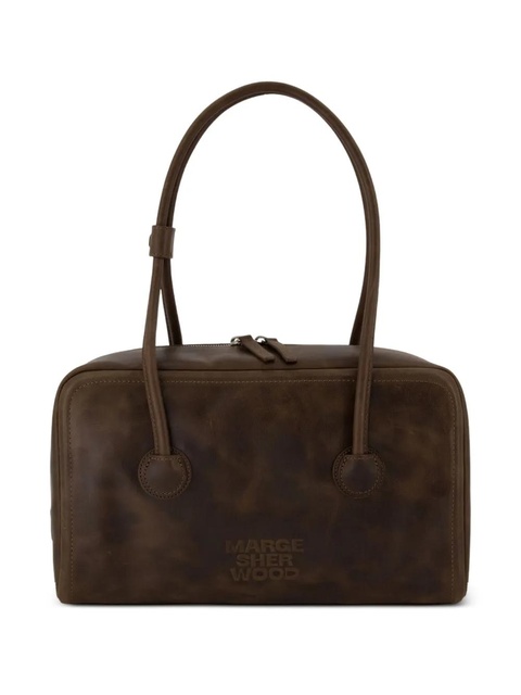 Marge Sherwood Boston top-handle calfskin shoulder bag - Brown - zdjęcie produktu nr 1