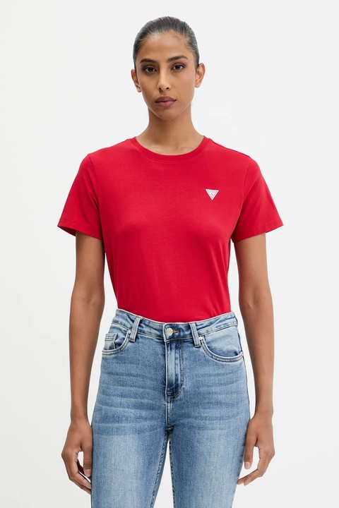Guess Jeans t-shirt damski kolor czerwony W4YI10 J1314 - zdjęcie produktu nr 1