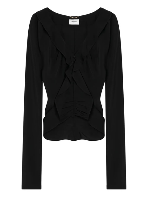 Saint Laurent silk blouse - Black - zdjęcie produktu nr 1