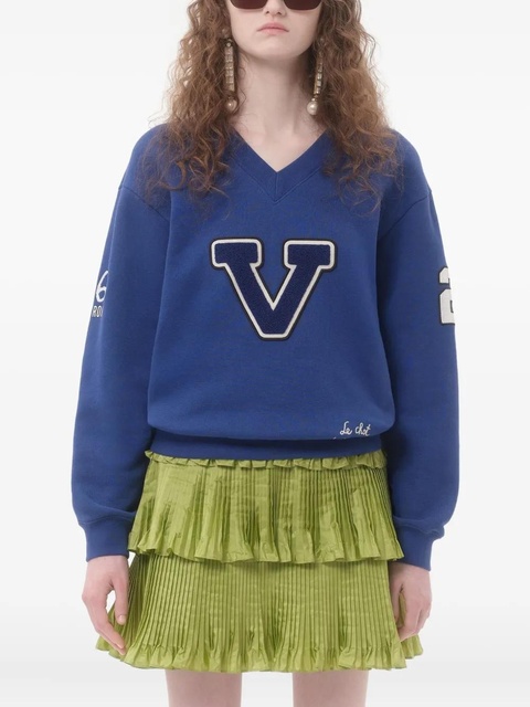 Valentino Garavani embroidered cotton sweatshirt - Blue - zdjęcie produktu nr 2