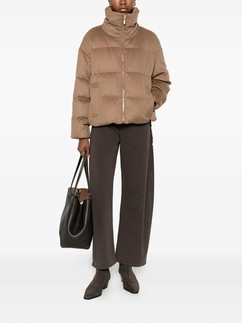Max Mara zip-up puffer jacket - Brown - zdjęcie produktu nr 1