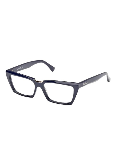 Max Mara Eyewear geometric-framed glasses - Blue - zdjęcie produktu nr 2