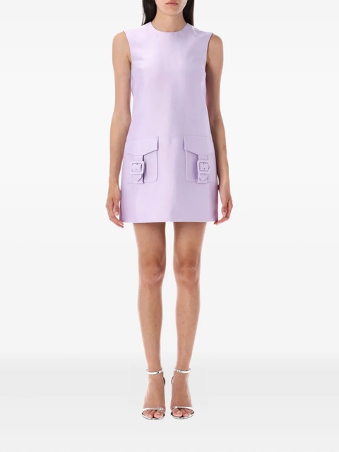 Self-Portrait pocket-buckle dress - Purple - zdjęcie produktu nr 1