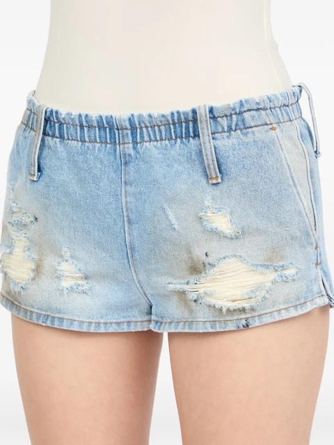 MM6 Maison Margiela denim shorts - Blue - zdjęcie produktu nr 2