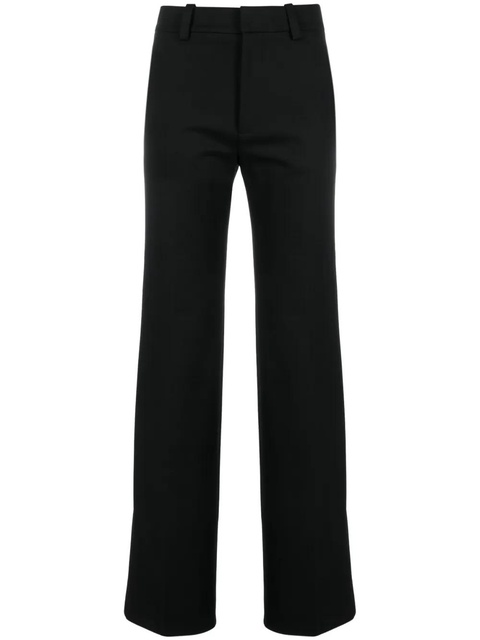 Victoria Beckham high-waist cotton trousers - Black - zdjęcie produktu nr 1