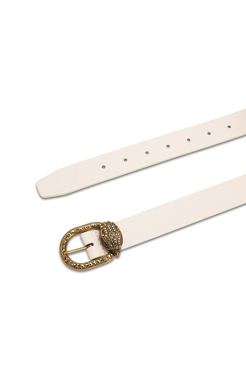 Kurt Geiger London pasek skórzany Mayfair damski kolor beżowy 5257841109 - zdjęcie produktu nr 2