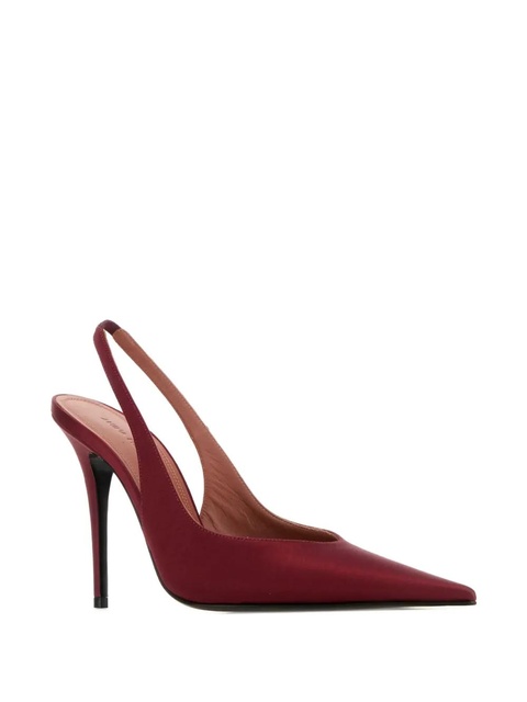 Amina Muaddi 105mm Anok pointed-toe pumps - Red - zdjęcie produktu nr 1