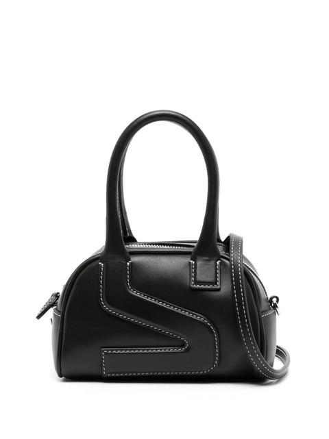 Yuzefi embossed-logo leather tote bag - Black - zdjęcie produktu nr 1