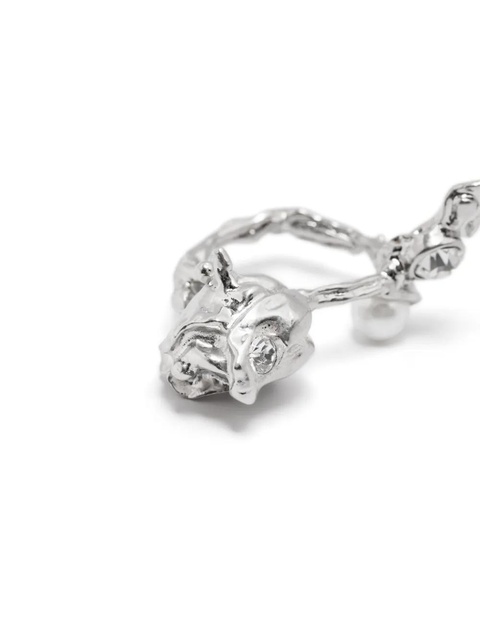 Marni floral-motif ring - Silver - zdjęcie produktu nr 2