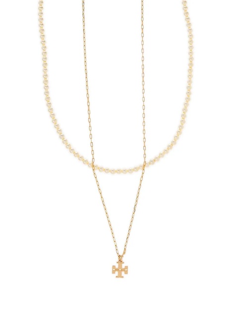 Tory Burch Kira layered necklace - Gold - zdjęcie produktu nr 1