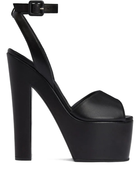 Giuseppe Zanotti Tarifa platform ankle-strap sandals - Black - zdjęcie produktu nr 1