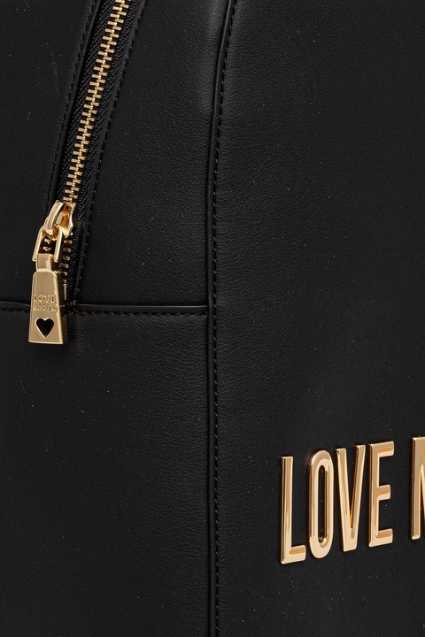 Love Moschino plecak damski kolor czarny duży z aplikacją JC4193PP1 - zdjęcie produktu nr 2