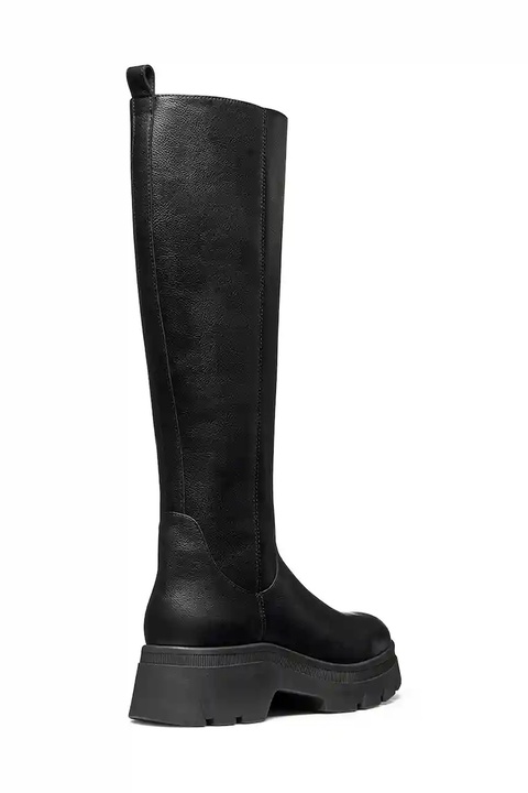 Geox kowbojki skórzane D PLUETTE damskie kolor czarny na płaskim obcasie D565ME 05446 C9999 - zdjęcie produktu nr 1