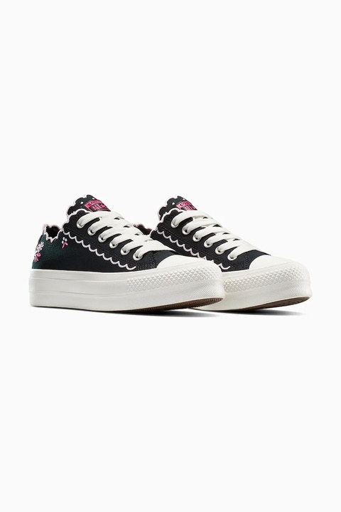 Converse tenisówki Chuck Taylor All Star Lift kolor czarny A13529C - zdjęcie produktu nr 2