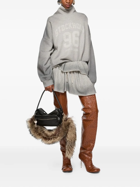 Acne Studios high-neck sweatshirt - Grey - zdjęcie produktu nr 1