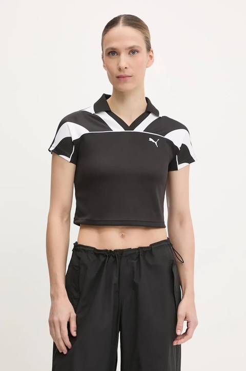 Puma polo damski kolor czarny 629783 - zdjęcie produktu nr 1