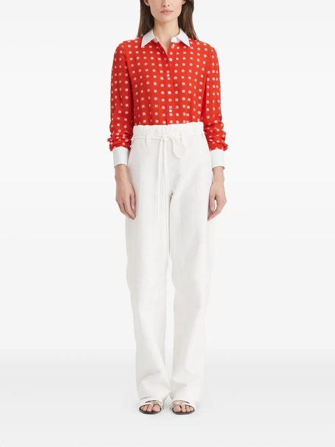 Tory Burch dot-print blouse - Red - zdjęcie produktu nr 2