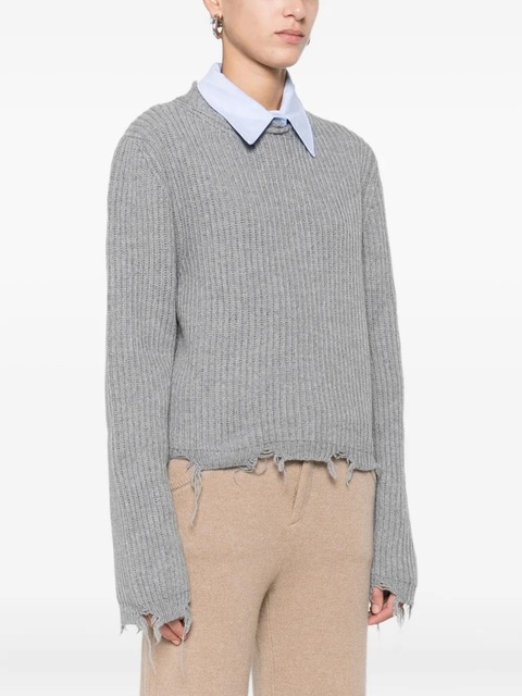 SOLOTRE ribbed-knit sweater - Grey - zdjęcie produktu nr 2