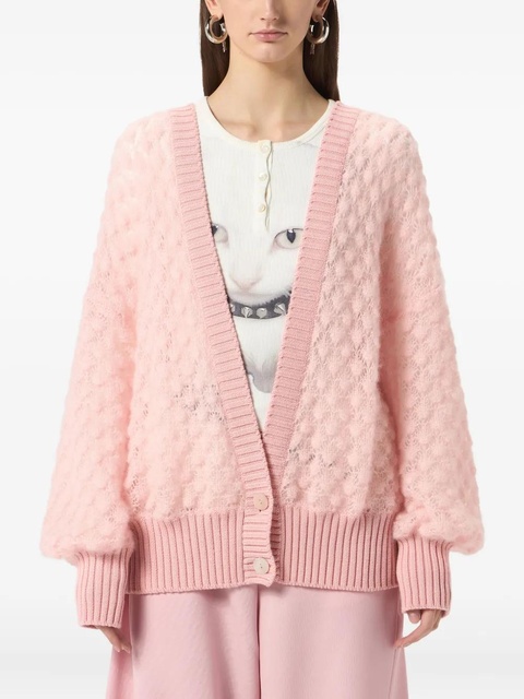Blumarine textured cardigan - Pink - zdjęcie produktu nr 2