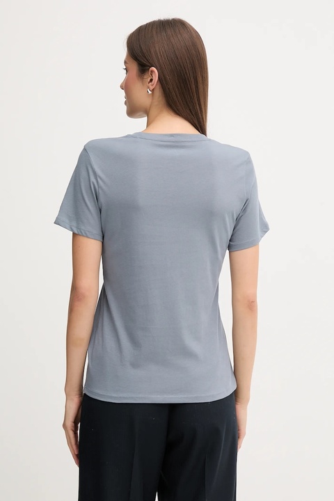 Pepe Jeans t-shirt bawełniany damski kolor niebieski PL5000049 - zdjęcie produktu nr 2