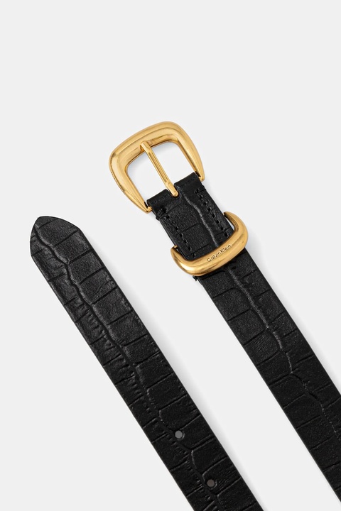 Calvin Klein pasek skórzany damski kolor czarny LV04F7056G - zdjęcie produktu nr 1