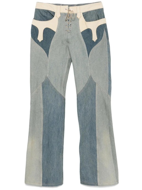 Marine Serre flared jeans - Blue - zdjęcie produktu nr 1