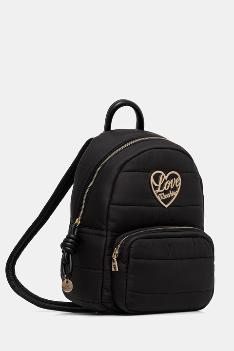 Love Moschino plecak damski kolor czarny mały JC4353PP0NKY100A - zdjęcie produktu nr 1