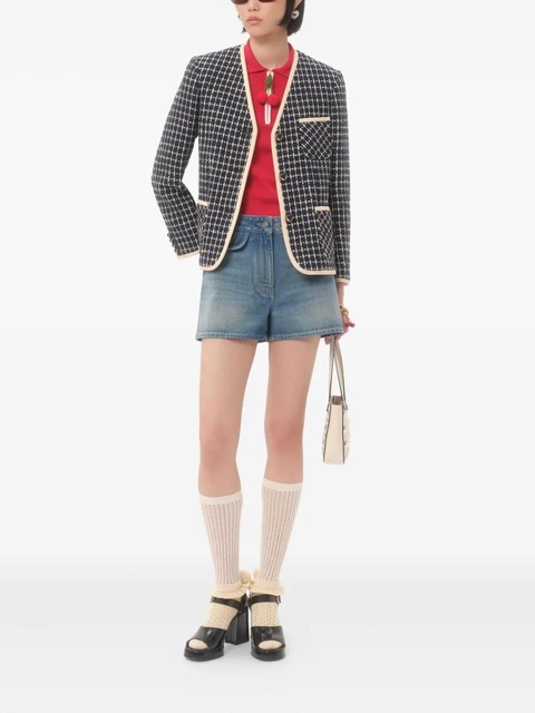 Valentino Garavani denim shorts - Blue - zdjęcie produktu nr 2