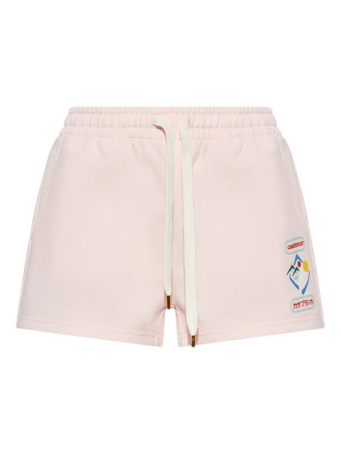 Casablanca Montaigne logo-print drawstring shorts - Pink - zdjęcie produktu nr 1