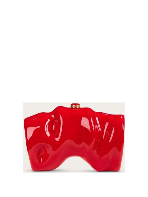 Cult Gaia Scrunch clutch bag - Red - zdjęcie produktu nr 2