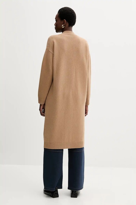Weekend Max Mara kardigan wełniany GODEZIA damski kolor beżowy lekki 2525346042600 - zdjęcie produktu nr 2