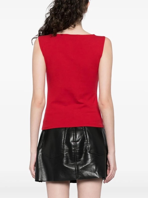 Reformation Dusk knit top - Red - zdjęcie produktu nr 1