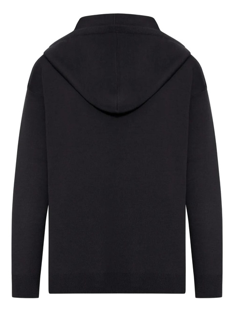 Max Mara velvet-logo hoodie - Black - zdjęcie produktu nr 2