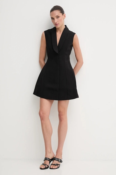 Bardot sukienka kolor czarny mini rozkloszowana 59724DB - zdjęcie produktu nr 2