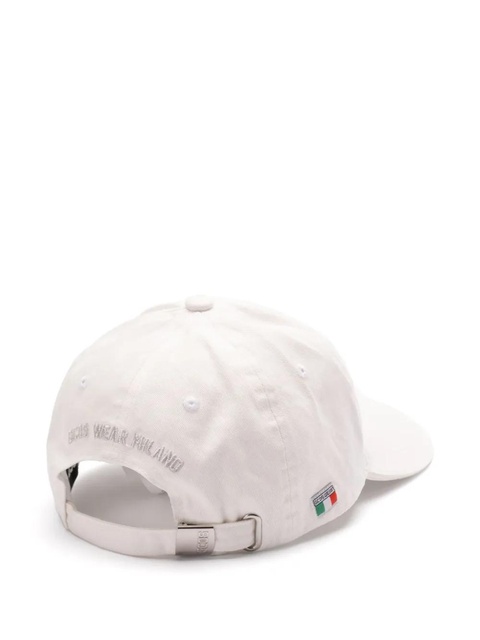 GCDS logo-embroidered cap - White - zdjęcie produktu nr 2