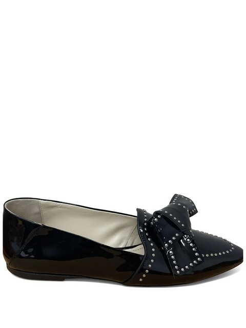 Tod's bow studded loafers - Black - zdjęcie produktu nr 1