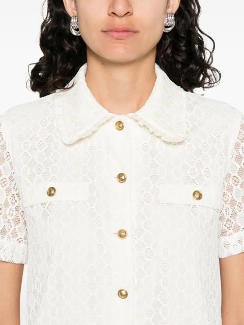 SANDRO lace dress - White - zdjęcie produktu nr 2