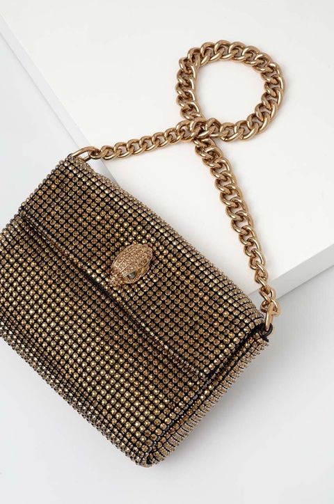 Kurt Geiger London torebka kolor złoty - zdjęcie produktu nr 1