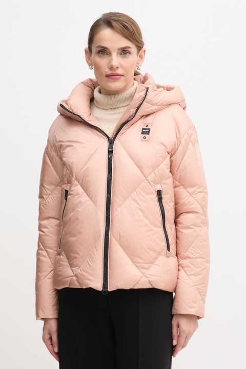 Blauer kurtka puchowa LAMARTINE kolor różowy zimowa BLDC03167 - zdjęcie produktu nr 1
