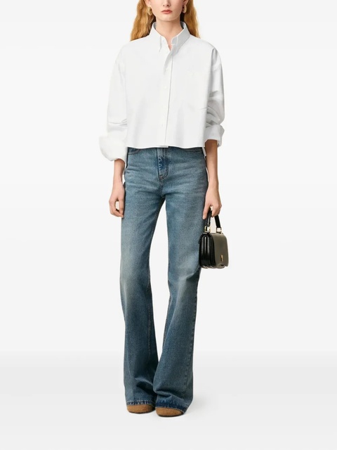 AMI Paris Ami de Coeur cropped shirt - White - zdjęcie produktu nr 2